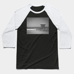 Oceanside California Lifeguard Tower Photo V4 Baseball T-Shirt